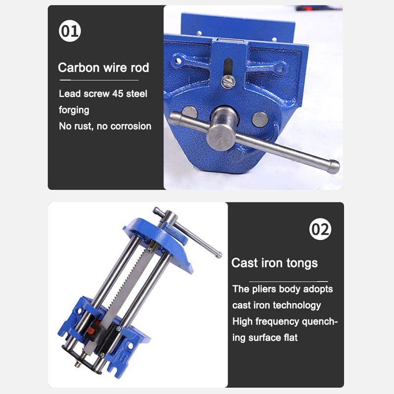 Woodworking Quick Release Vise - 10,5 İnç Ahşap İşleme Mengenesi, Hızlı