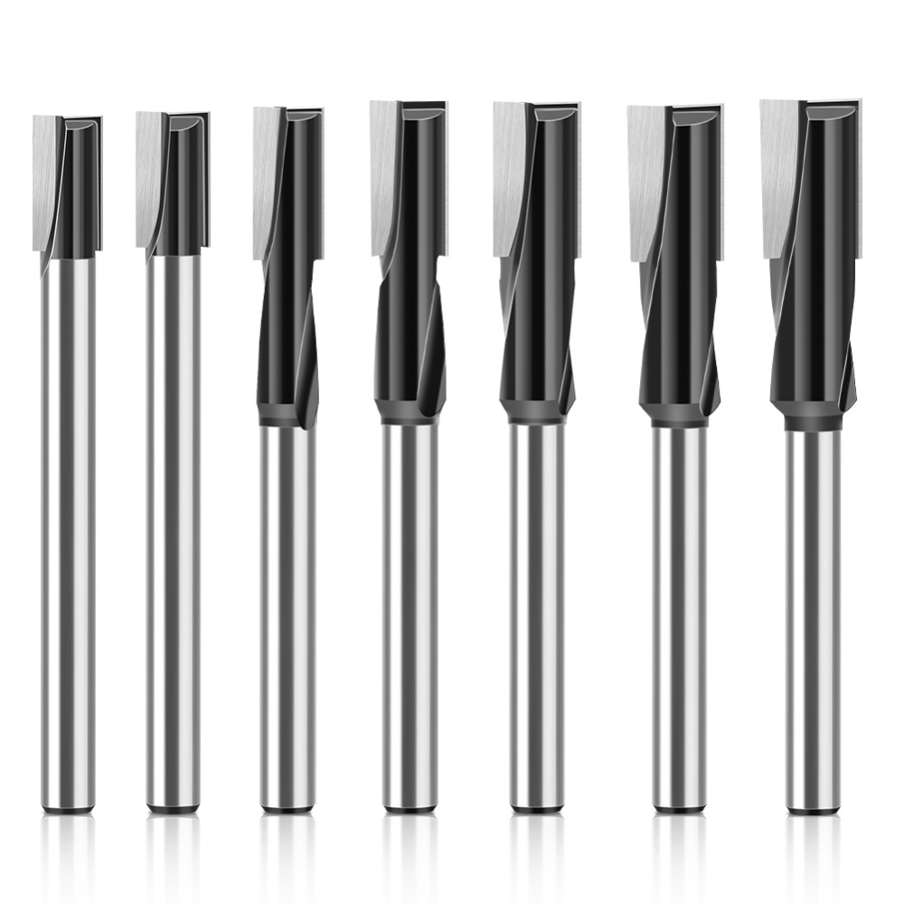 Router Bits For Woodworking - 12mm Şaftlı Düz Freze Ucu Çift
