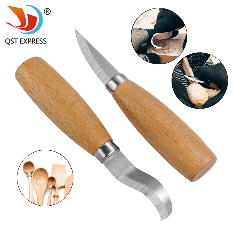 Woodworking Kits - Paslanmaz Demir Oyma Bıçağı Kayın Ahşap