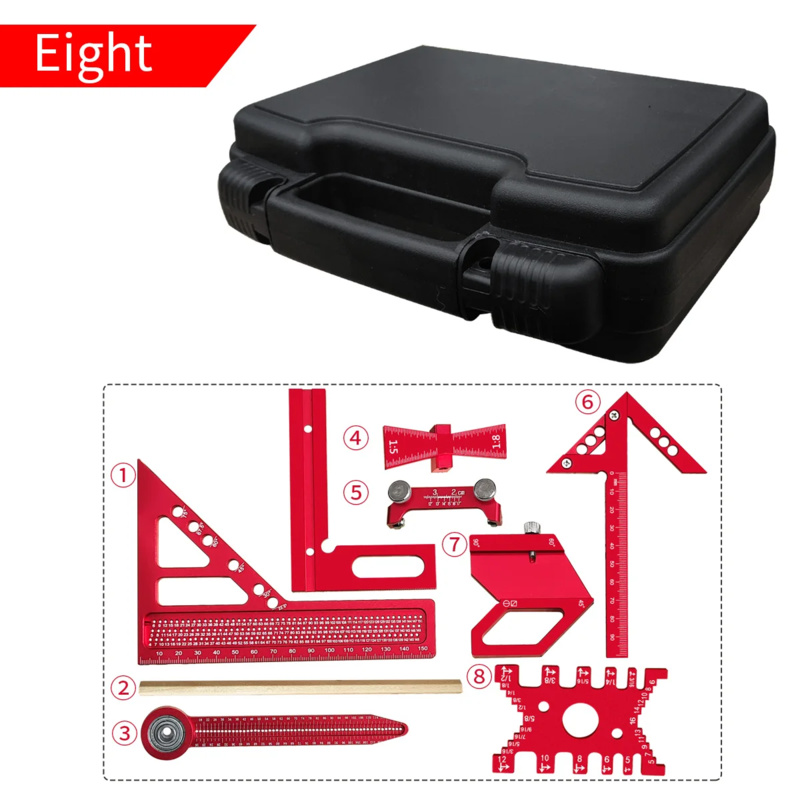 Woodworking Kits - Ahşap İşleme Alüminyum Kare Seti, Kutulu