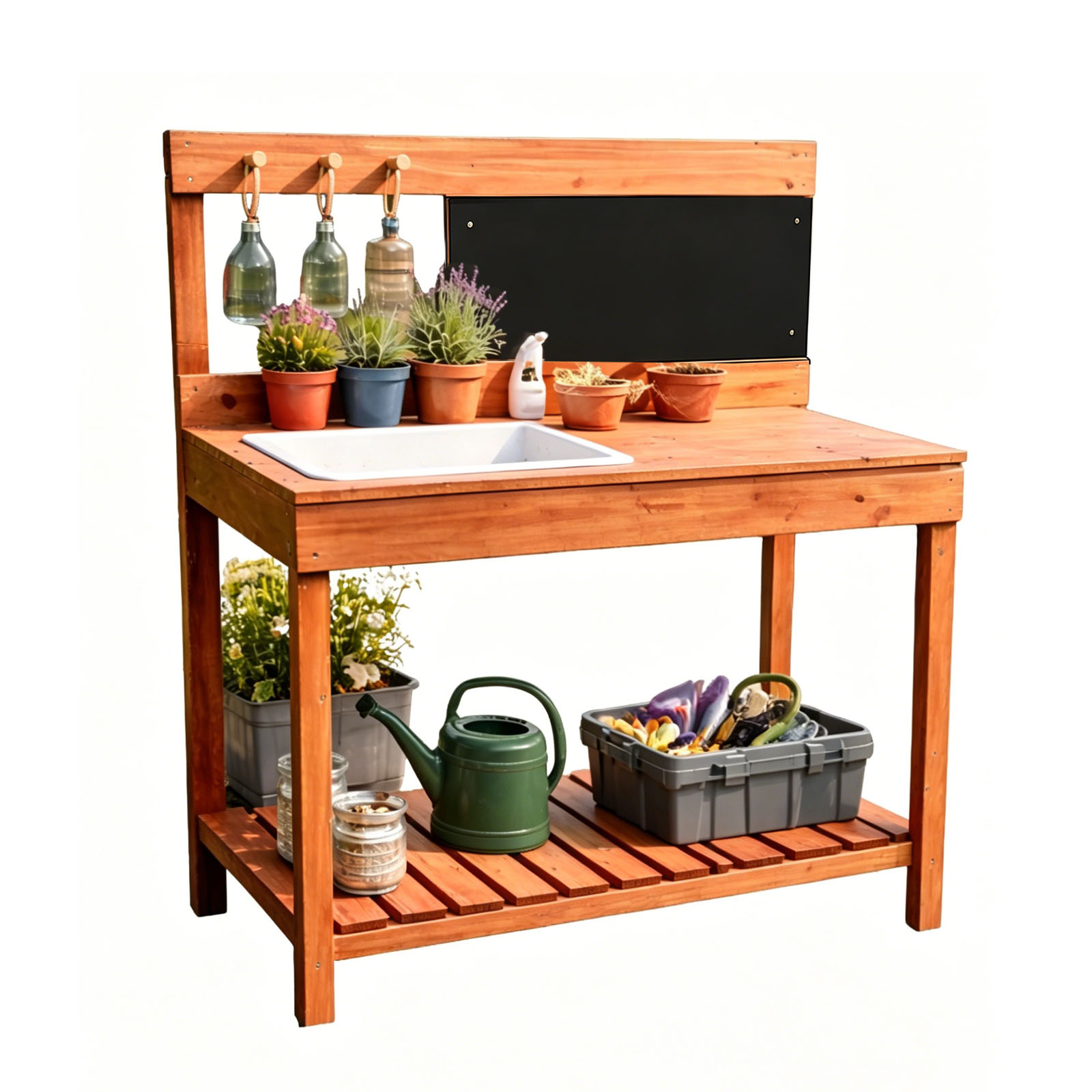 Woodworking For Kids - Ahşap Saksı Masaları Çocuklar İçin Açık