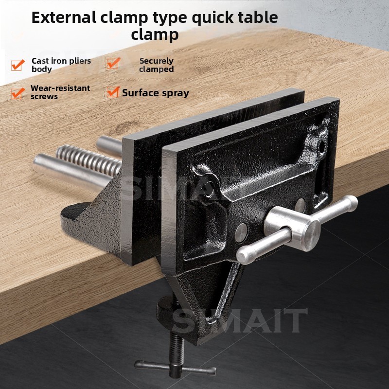 Woodworking Quick Release Vise - Hızlı Çıkartılabilir Ahşap İşleme Tezgah Mengenesi