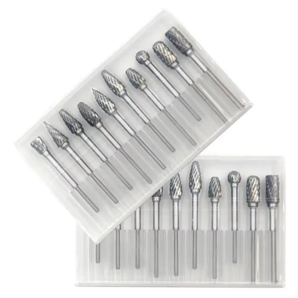 Woodworking Kits - 10 adet karbür döner freze seti