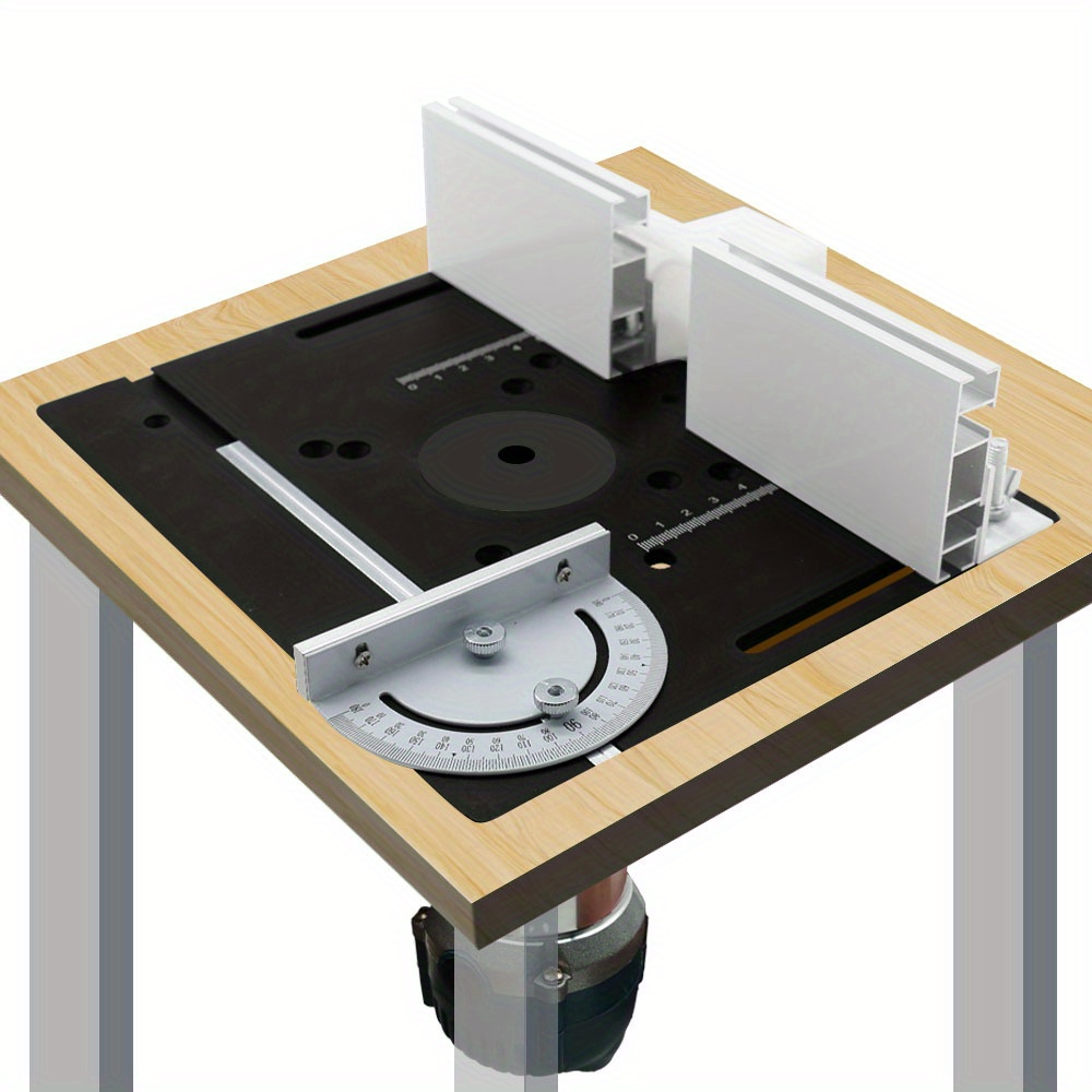 Woodworking Boards - Alüminyum Yönlendirici Masaüstü Ekleme Kartı, Açılı