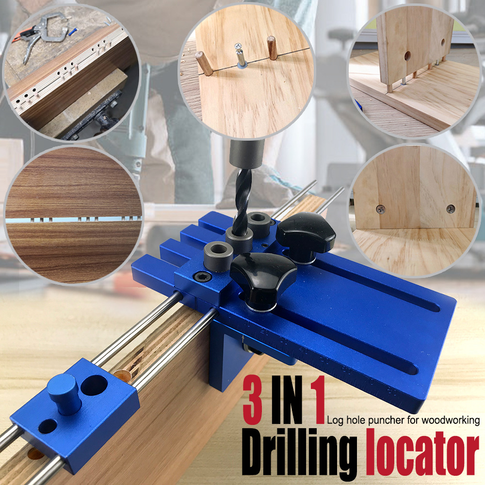 Furniture And Woodworking - 3'ü 1 arada delik açıcı, ahşap