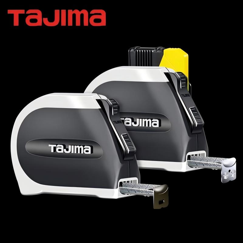 Woodworking In Japanese - Japon TAJIMA Kendinden Kilitlemeli Mezura 5.5M/25mm