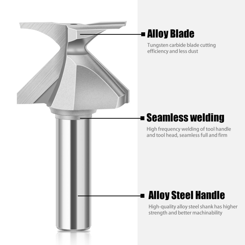 1/2 İnç Şaftlı 45 Derece Kilit - Router Bits For Woodworking incelemesi ve fiyatı