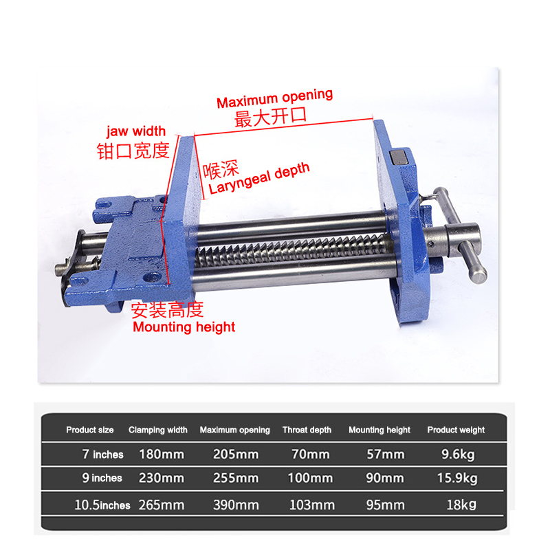 9 İnç Karbon Çelik Ahşap İşlem - Woodworking Quick Release Vise incelemesi ve fiyatı
