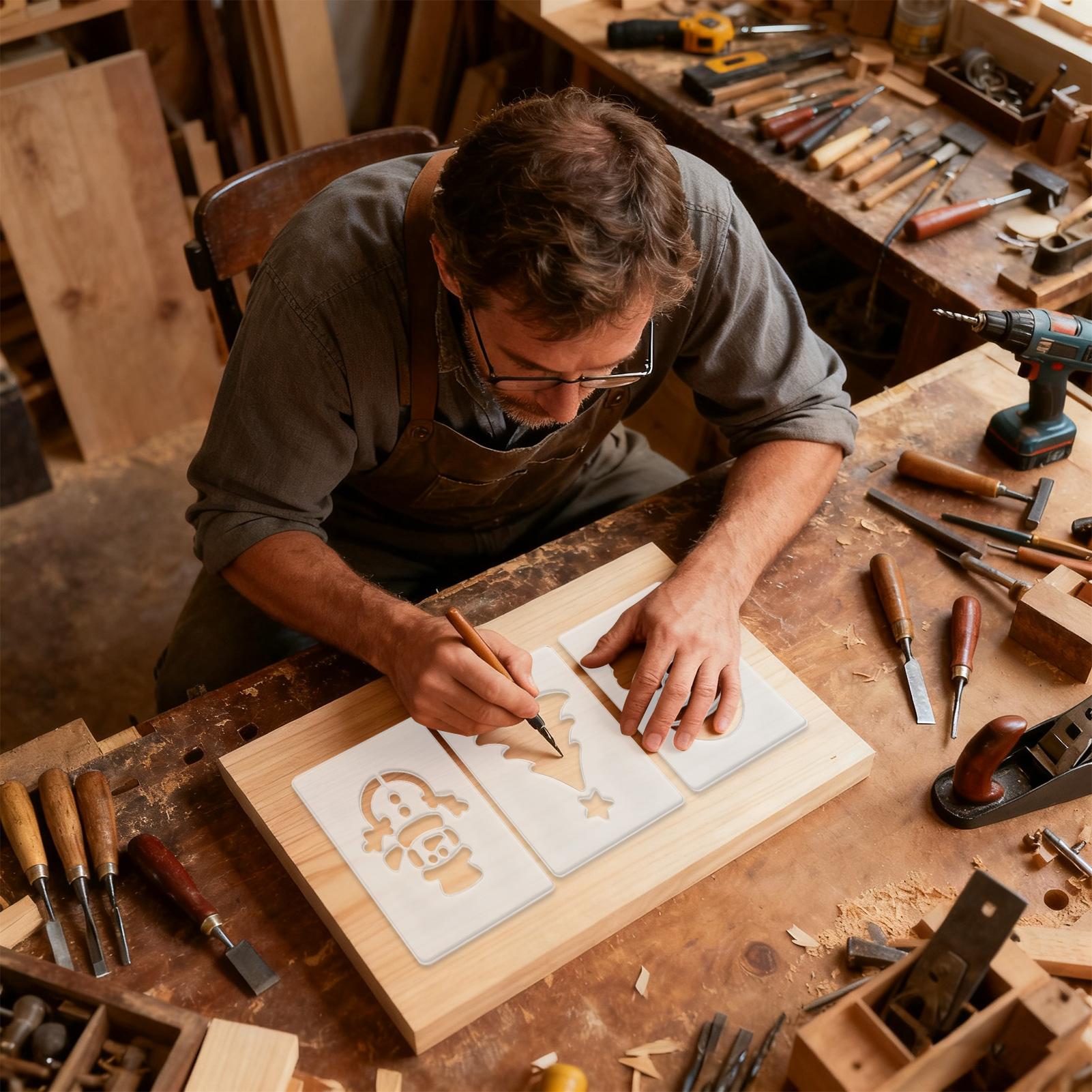 Noel Şablonu Taşınabilir Ahşap - Woodworking Women incelemesi ve fiyatı