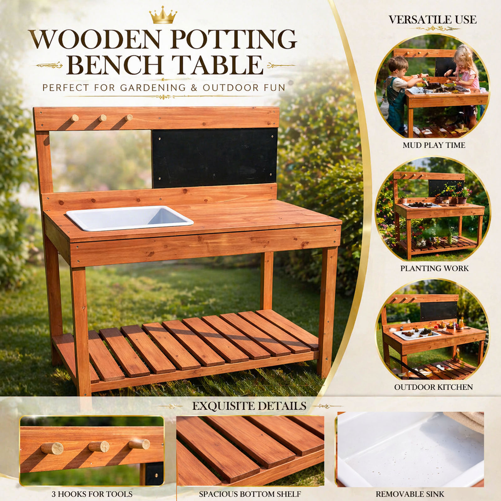Ahşap Saksı Masaları Çocuklar  - Woodworking For Kids incelemesi ve fiyatı