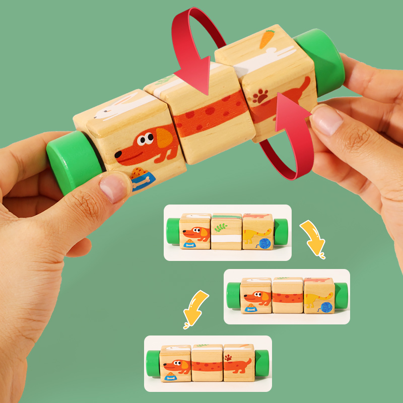 1 adet Bebek Ahşap Dönen Hayva - Woodworking For Kids incelemesi ve fiyatı