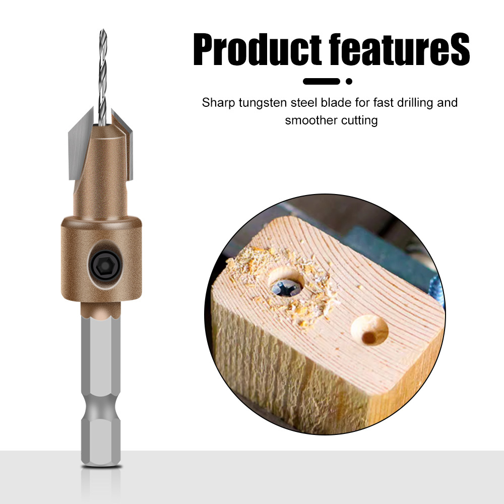 Altıgen Şaftlı Ahşap Havşa Mat - Woodworking Drill Bits incelemesi ve fiyatı